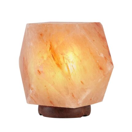 Hexagon Himalayan Carved Shape Salt Lamp