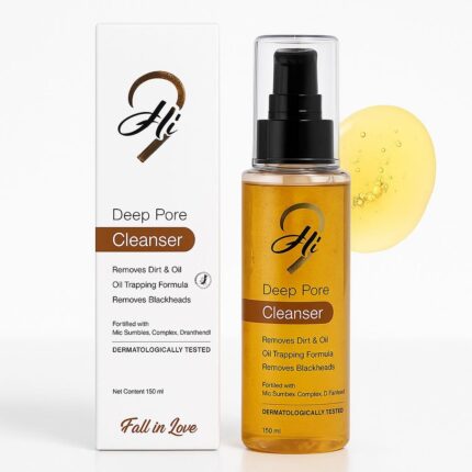 Hi9 Deep Pore Cleanser for Face - 100ml | Oil Cleanser for Oily Skin | Unclogs Pores, Removes Dirt & Oil for Clear, Hydrated Skin | Best Face Cleanser for Men and Women| Perfect for Daily Use