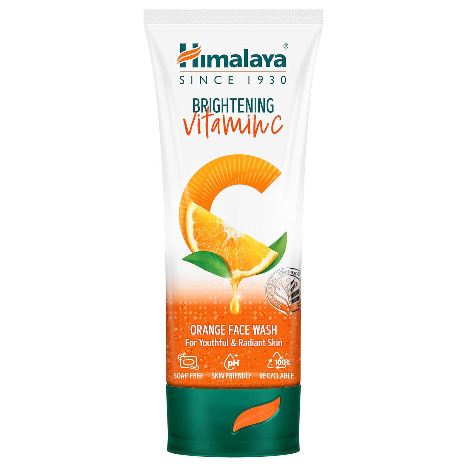 Himalaya Brightening Vitamin C Orange Face Wash | Brightening Face Cleanser | Remove Dull Skin | 50ml