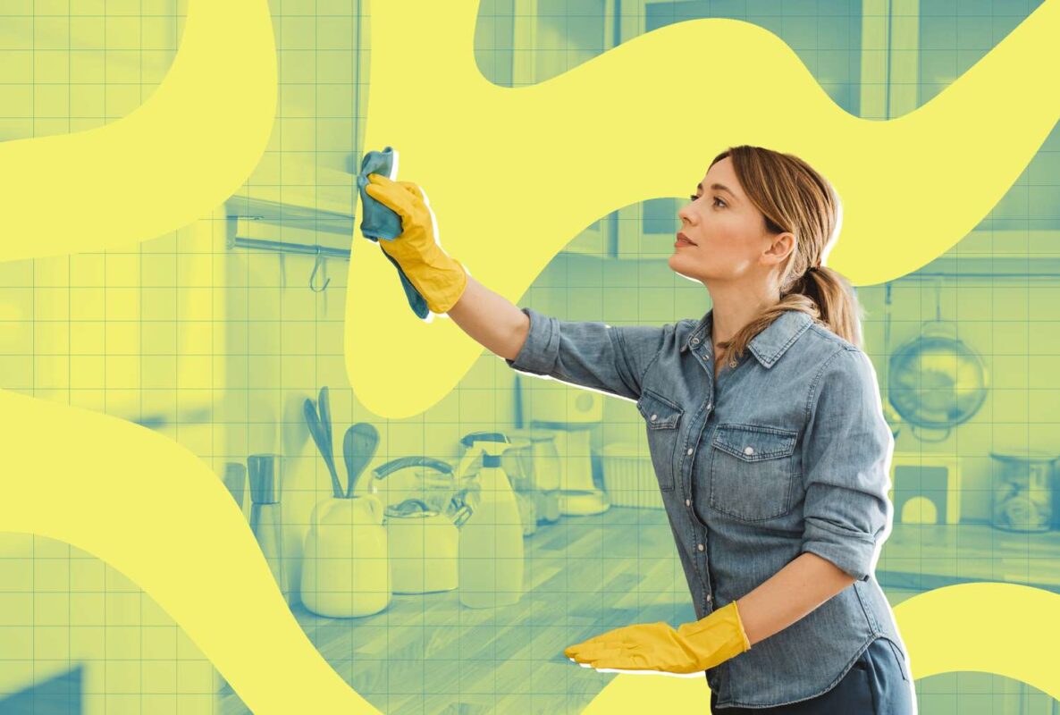 How to Clean Greasy Kitchen Cabinets