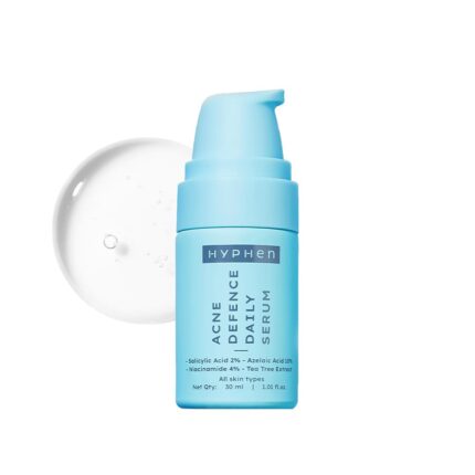 Hyphen Anti Acne 10% Azelaic Acid 2% Salicylic Acid Face Serum | 4% Niacinamide -Reduce Acne Marks, Fight Pimples | Tea Tree Extract -Soothes | Daily Serum for Women, Men | Oily, Acne Prone Skin -30ml