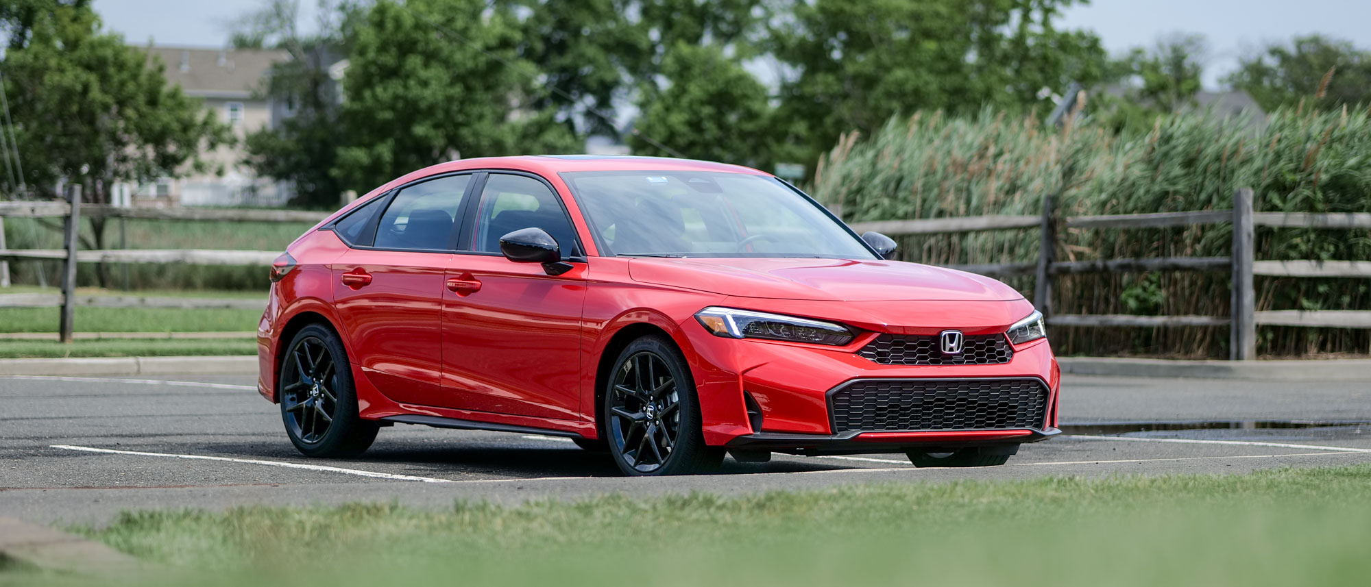 2025 Honda Civic Sport Hatchback Hybrid test drive.