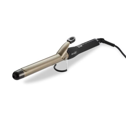 IKONIC CT25mm Curling Tong, Black Hair Curler for Bouncy Tight and Loose Curls, Professional Curling Iron for Salon Finish Long Lasting Curly Hair