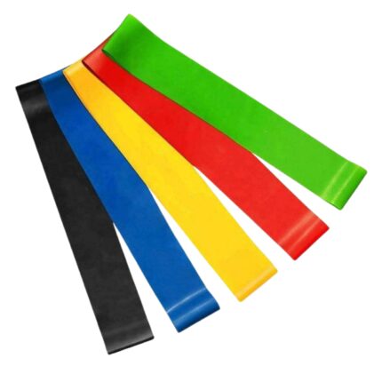 INSPIRED FITNESS Resistance Bands Set for Workout – Exercise Bands Set for Full Body Workout – Fitness Resistance Bands with 5 Levels – Gym Resistance Bands for Home & Strength Training