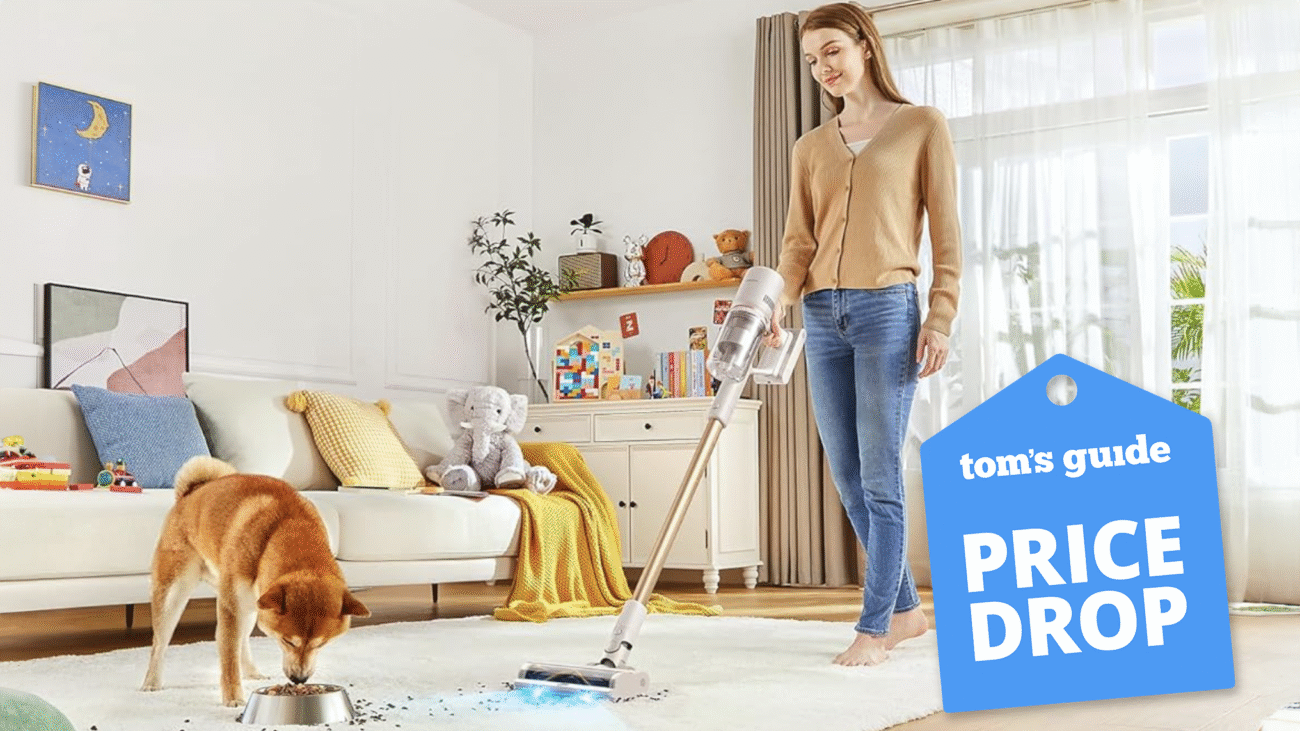 Dreame lifestyle image with Tom's Guide deal badge