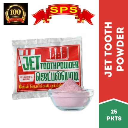 Jet Tooth Powder Natural Dental Cleanser treating Gum Bleeding, Bad Smell and Brushing Teeth - 50 Packets
