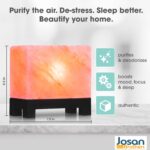 Josan Brothers Himalayan Pink Rock Salt lamp Boost Our Mood and Energy Levels | Placing a Himalayan Salt lamp in Every Room (Rectangle Lamp)