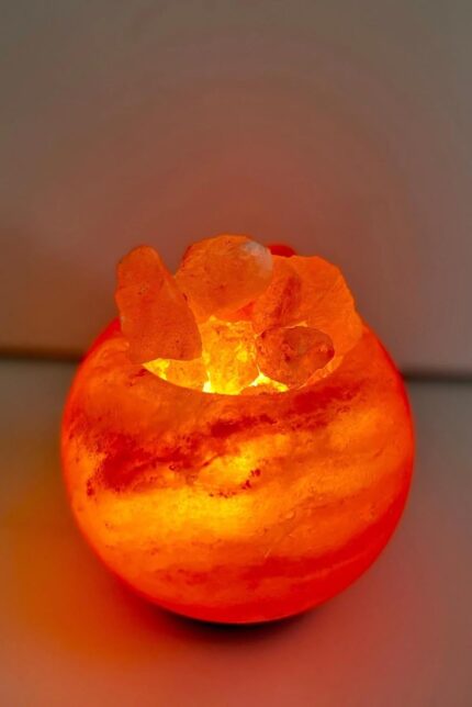 Josan Brothers Himalayan Rock Salt Lamp Pure Salt Bowl Himalayan Aromatherapy Salt Lamp, 100% Handcrafted