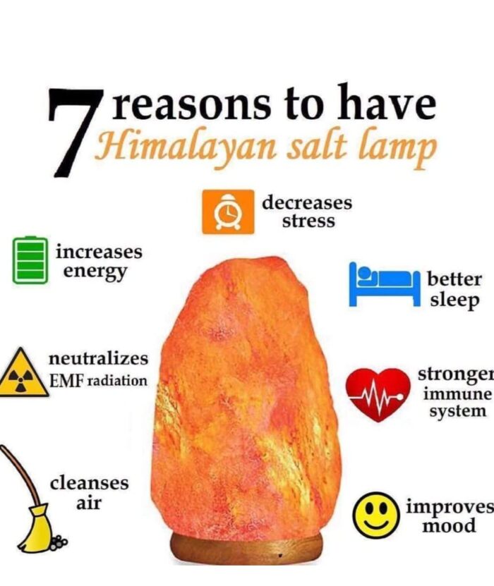 Josan Brothers Himalayan Rock Salt Lamp in Natural Shape (2-3 KG) for Positive Energy, Vastu, Fengshui, Healing, Peace, Harmony, Purification, Best Gifting Option. (Pack of 2)