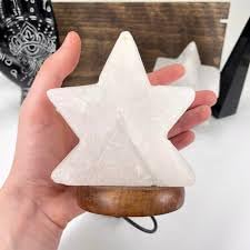 Josan Brothers USB Salt Lamp Himalayan Crystal Rock Salt USB Lamp for Computer | Laptop | Car | Weight 500 g (Star USB)