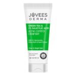 Jovees Derma Green Tea Pore Cleansing Face Wash for Acne Prone Skin | Salicylic Acid with Green Tea | Fight Pimples & Control Excess Oil | Gentle & Non-Drying Formula | Oily & Acne Prone Skin 100ml