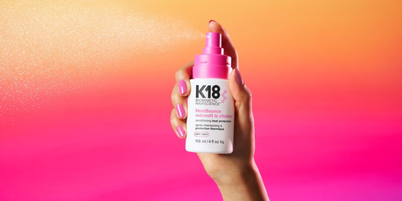 K18's New "HeatBounce" Spray Protects Your Hair With Biotech