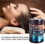 KERAMONIKS Professional Keratin Hair Mask For Intense Damaged Hair Repair - Like Salon Spa - For Dry & Damaged Hair (1000Ml), Floral, 1 Count