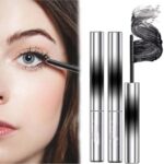 KIDPALACE Natural 3D Curling Eyelash Iron Mascara - Lengthening, Plumping, No Clumps, Waterproof and Smudge-Proof, Long-Lasting Eye Makeup (Black)