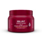KITMOUS BBLUNT 7 In 1 Repair & Revive Hair Mask For Upto 100% Damage Repair - 250Grams| Addresses 7 Signs Of Hair Damage | Enriched With Ceramides & Argan Oil (Pack of 1)