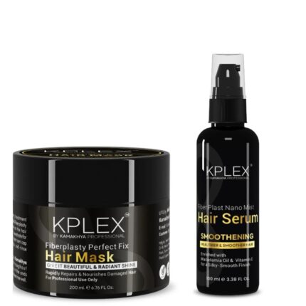 KPLEX KAMAKHYA PROFESSION Fiber Plasty Nano Mist Hair Serum 100ml| Fiberplasty Perfect Fix Hair Mask 200ml