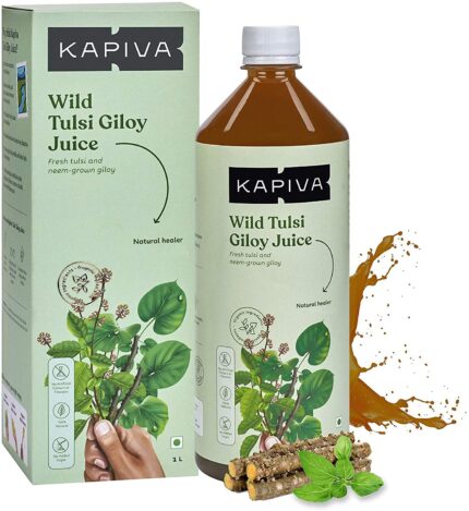 Kapiva Wild Tulsi Giloy Juice | Fresh Tulsi and Neem-grown Giloy to Support Immune Health