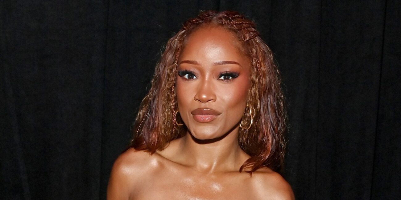 Keke Palmer Wore the Longest Pink Lip Gloss Nails