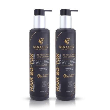Keralick Bo-tox Shampoo Combo | Your Hair with Advanced Bo-tox Formula for Smooth, Shiny Revitalize and Strengthen 300ml | For Dry, Damaged, and Frizzy Hair | Sulphate free Repair Shampoo | Thin Fine Hair | Dry, Damaged & Color Treated Hair.