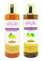 Khadi Mauri Amla Rosemary & Amla Brahmi Heena Shampoo - Pack of 2 (420 ml)