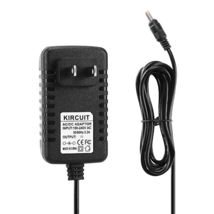 Kircuit 12V AC/DC Adapter Compatible with Braun Silk Epil Lady Shaver Epilator Smart 5385 5395 5396 5470 5580 5585 5595 5670 5680 5685 5271 5291 5296 5303 5304 12VDC Power Supply Cord Battery Charger
