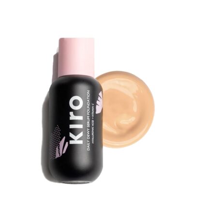 Kiro Daily Dewy Serum Liquid Foundation - Peachy Ivory, 30ml | Infused With Hyaluronic Acid, Niacinamide, and Vitamin C | Ultra Lightweight, Waterproof, and Hydrating | For All Skin Types