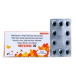 Knoll Healthcare Nutrinol 7G Multivitamin Capsules Omega 3 Fatty Acid (Fish Oil) Zinc Vitamin B1 K D EPA (90mg) DHA (60mg) 30 Capsules + 100 Ingredients (Pack of 1)