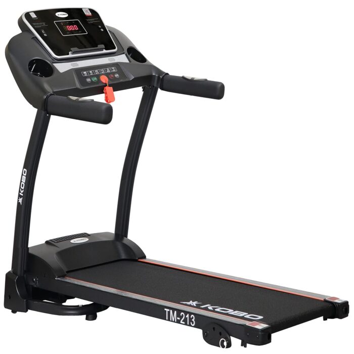 Kobo 1.5 HP - 3 HP Peak DC Motorised Treadmill for Home Use with Bluetooth Connectivity APP, Free Installation Assistance