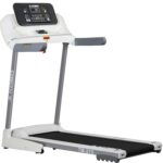 Kobo TM-215 Stainless-Steel 2.5 HP - 5 HP Peak DC Motorised Treadmill for Home Use with Bluetooth Connectivity APP, Free Installation Assistance (White)
