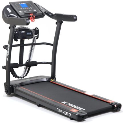 Kobo TM-217 with 2 HP Peak DC Motorised Treadmill for Home Use with Bluetooth Connectivity APP & Bluettoth Speaker, Multi Function, Free Installation Assistance