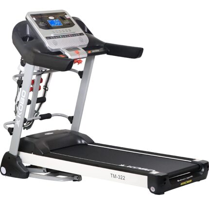 Kobo Treadmill with Auto Incline 3 HP - 6 HP Peak DC Motorised Treadmill Multi Function for Home Use with Bluetooth Connectivity APP, Free Installation Assistance
