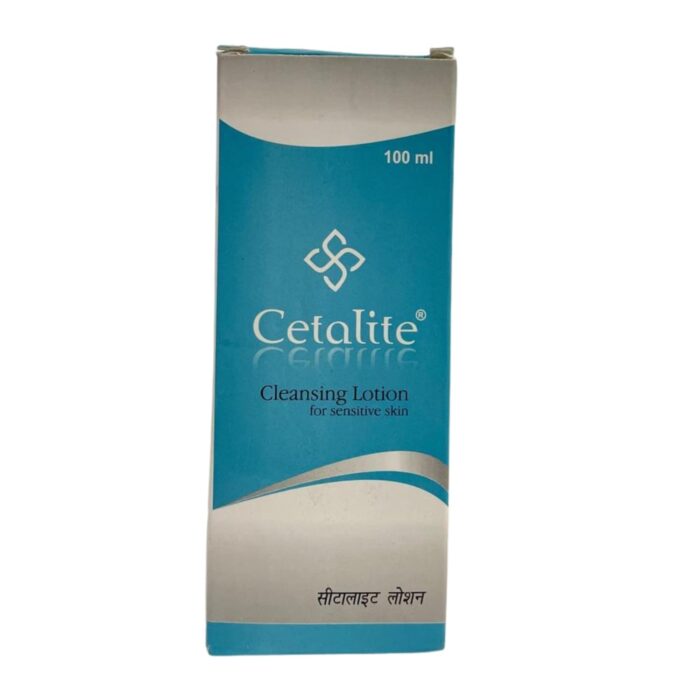 LCR SKINCARE Cetalite Cleansing Lotion for Sensitive Skin – Gentle, Non-Foaming Daily Cleanser – Soothes | Hydrates Without Drying – Dermatologist Recommended Face | Body Cleanser – 100ml
