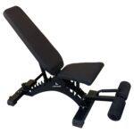 LEEWAY LF98 Multipurpose Home Gym Equipment | Adjustable Bench Press for Weight Training | Chest Workout & Strength Training Machine | 250+kg Capacity (Bench LF98, Black)