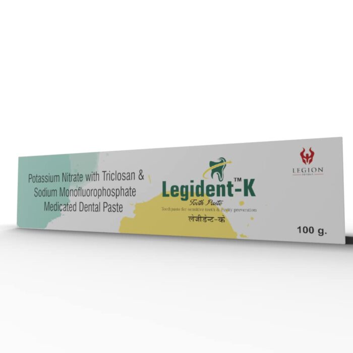 LEGIDENT-K Toothpaste for Sensitive teeth and cavity protection 100gm (Pack of 1)