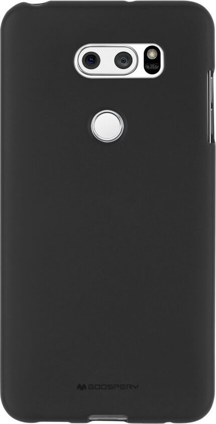 LG SF Jelly V30 Mobile Phone Cover (Black)