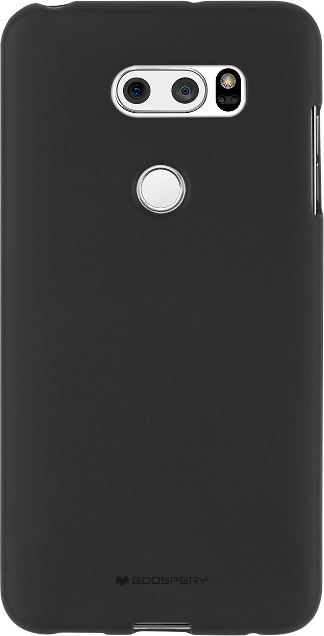 LG SF Jelly V30 Mobile Phone Cover (Black)