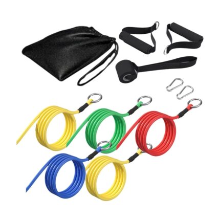LOOM TREE Resistance Bands Workout Chest Muscle Strength Training Stretch with Handles | Fitness, Running & Yoga | Fitness Equipment & Gear | Resistance Trainers