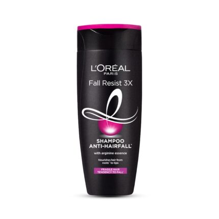 L'Oreal Paris Anti-Hair Fall Shampoo, Reinforcing & Nourishing for Hair Growth, For Thinning & Hair Loss, With Arginine Essence and Salicylic Acid, Fall Resist 3X, 340ml
