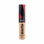 L'Oréal Paris Full Coverage Concealer, Waterproof Formula, For Undereye Circles and Blemishes, For Highlighting and Contouring, Infallible, Shade: 312, 10g