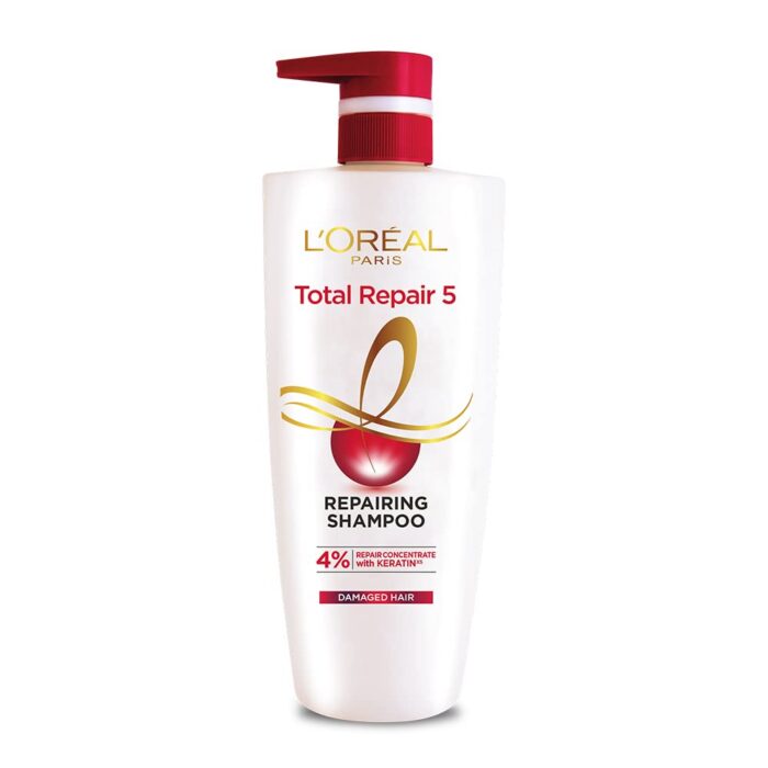 L'Oreal Paris Total Repair 5 Shampoo, 640ml (With 10% Extra)