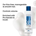 L'Oréal Professionnel Paris Xtenso Care Shampoo for Frizz-Free, Smooth & Manageable Hair 250ml | Enriched with Pro Keratin & Incell | For Men & Women | Unruly, Unmanageable Hair (Pack of 2)