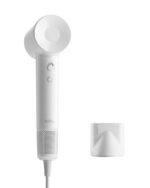 Laifen Hair Dryer SE Lite White, 150 Million Negative Ionic Blow Dryer With 100,000 RPM Brushless Motor, 1400 Watt Powerful Fast Drying High-Speed Low Noise Hairdryer, Lightweight and Compact Design
