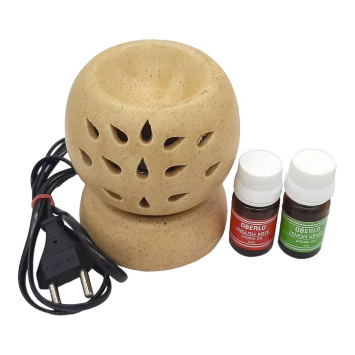 Lemongrass, Rose, Lavender Aroma Oil, Diffuser Set (300 g)