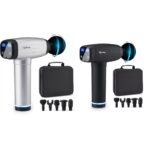 Lifelong Gun Massager Deep Tissue Full Body Massage Machine For Pain Relief & LLGM09 Gun Massager Deep Tissue Full Body Massage Machine For Pain Relief, 30 Speed Level Massager Machine, Silver