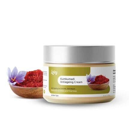 Loley Kumkumadi Anti Aging Night Face Cream For Wrinkle - 50ML
