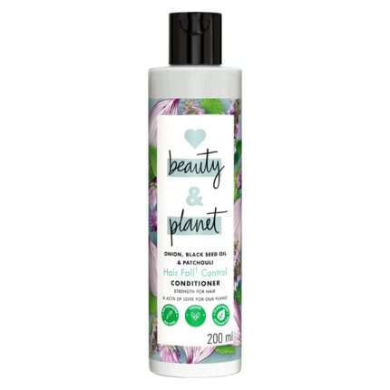 Love Beauty & Planet Onion oil|| Blackseed oil & Patchouli Hairfall Control Conditioner|| No Parabens|| No Dyes Patchouli Essential Oil|| 200 ml