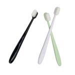 MAPPERZ Extra Soft Toothbrush Hand Hold For Sensitive Gums, Nano Ultra Soft Toothbrush for Extra Protection Gum Care for Kids & Adults Random Color - Pack Of 3