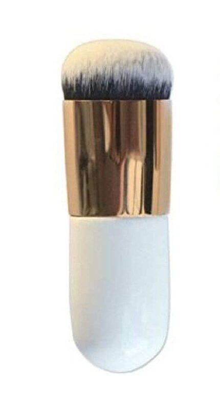 MAPPERZ Foundation Makeup Brush Flat Top, Face Blush Liquid Powder Foundation Brush for Blending Liquid, Cream or Flawless Powder Cosmetics - White, Pack Of 1