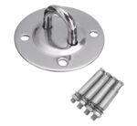 MIKMAYTOO Wall Mount Bracket for Suspension Straps, Ceiling Anchor X Mount for Olympic Rings, Body Weight Strength Training Systems, Yoga Swings & Boxing Equipment