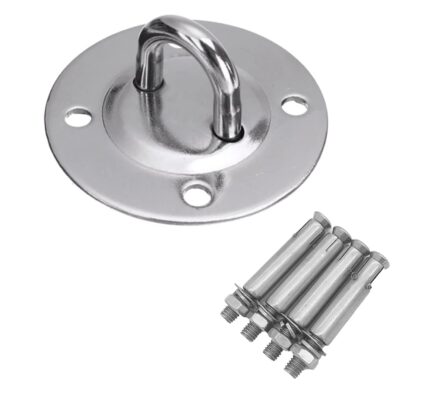 MIKMAYTOO Wall Mount Bracket for Suspension Straps, Ceiling Anchor X Mount for Olympic Rings, Body Weight Strength Training Systems, Yoga Swings & Boxing Equipment